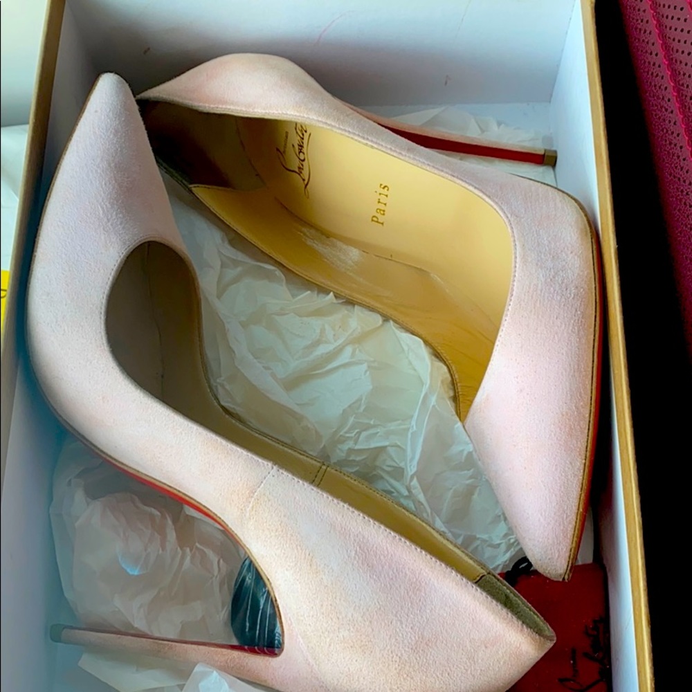 COPY - Pink Suede Louboutin Size 10